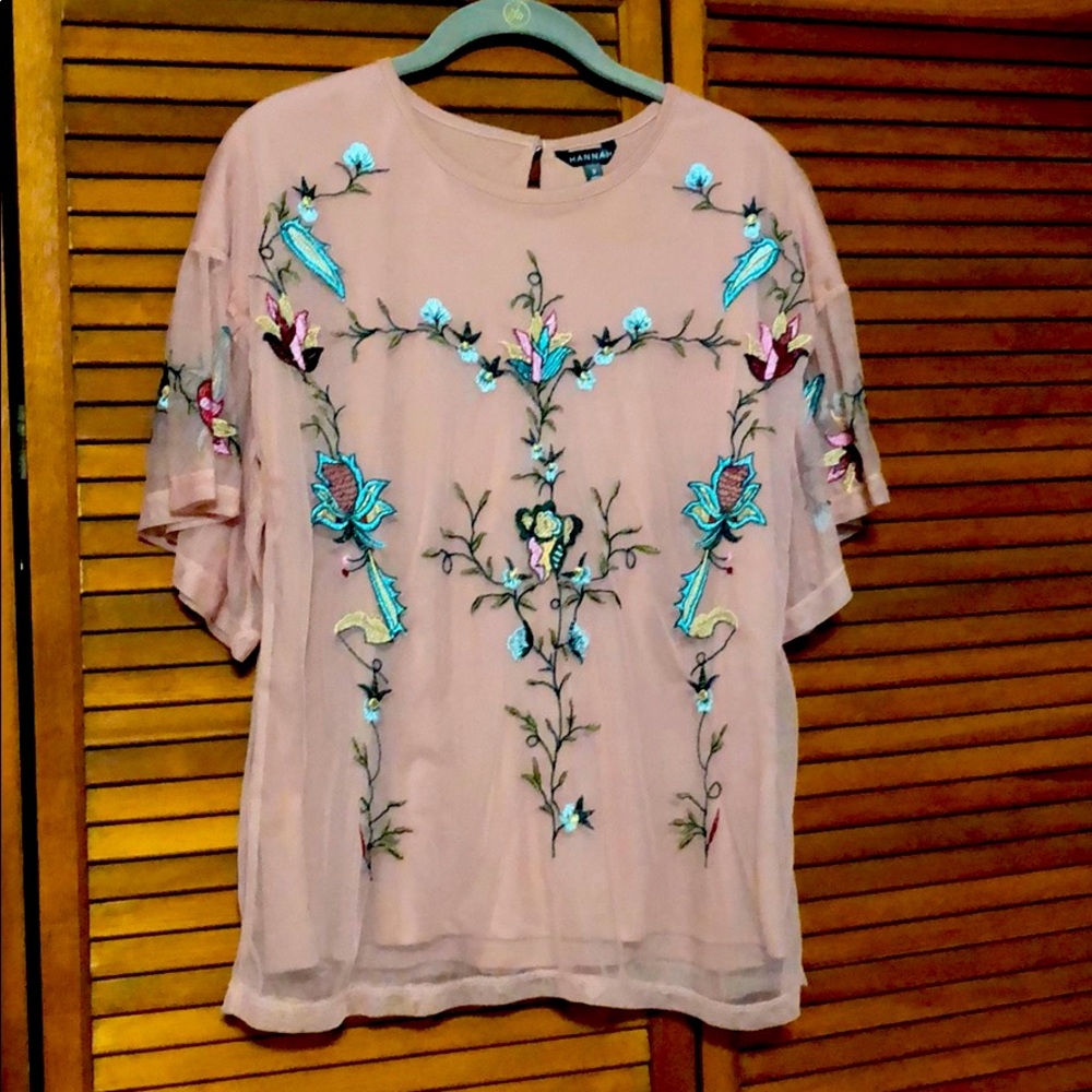 Embroidered top